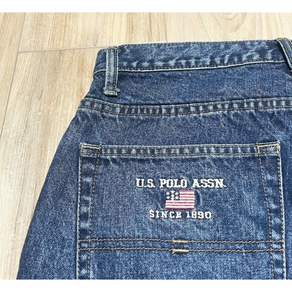 Vintage US Polo Assn 1890 Straight Jeans - Men Size 32 X 32 - Picture 3 of 16